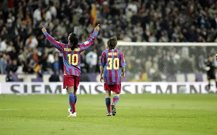 Background of Ronaldinho South America All-Star team member
