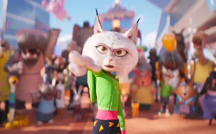 HD Sing 2 background with engaging performances and colorful