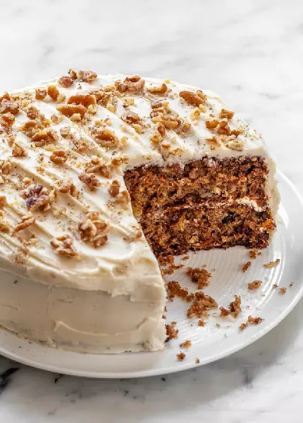 Download carrot cake nutritious photo