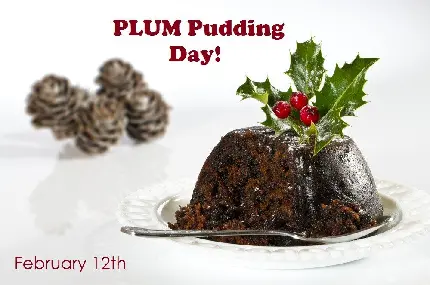 National Plum Pudding Day quote photo for profile pictures