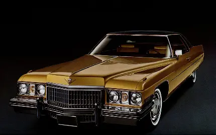 Vintage gold Cadillac car wallpaper with best quality