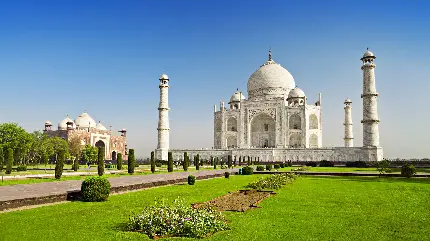 Taj Mahal Photos from Agra India Seven Wonders of the World