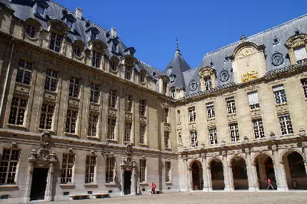 Sorbonne University Historical Building in Paris