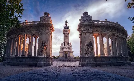 Buen Retiro Park Madrid wallpaper HD