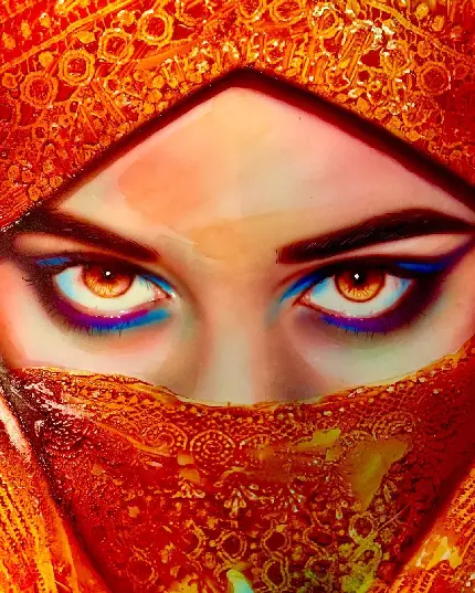 Attractive hijab girl profile picture in excellent quality