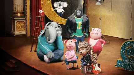 Sing 2 animation background high quality for desktop screens