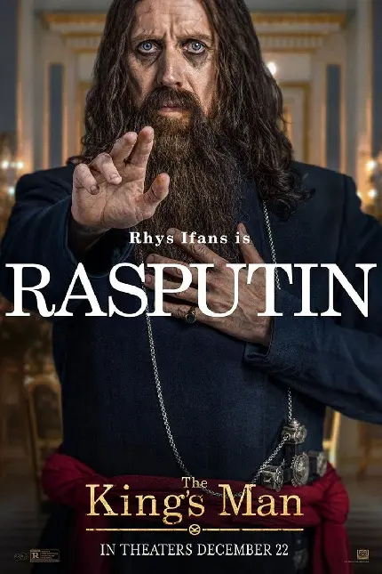 Rhys Ifans as Rasputin The Kings Man movie wallpaper