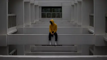 Luxury sad depressed boy wallpaper in high quality