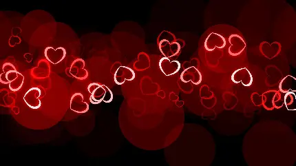 Luxury Red Hearts Wallpaper for Mobile - Elegant Design