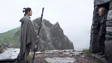 Download full HD photo of Mark Hamill and Daisy Ridley