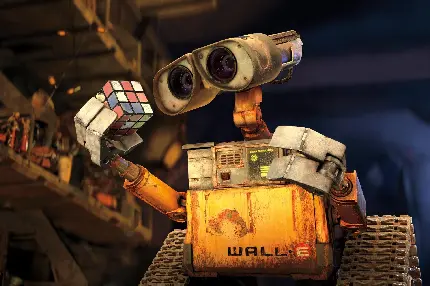 Poster of Old Waste-Collecting Robot from Wall-E Animation