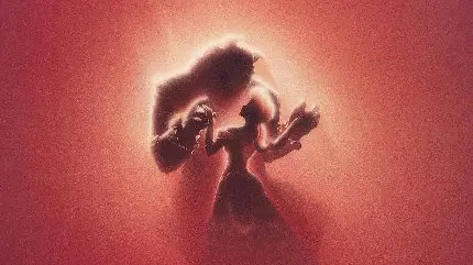 Beauty and the Beast cartoon profile picture with positive messages