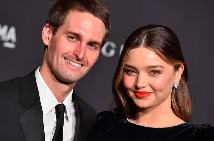 Miranda Kerr with Evan Spiegel youngest American billionaire
