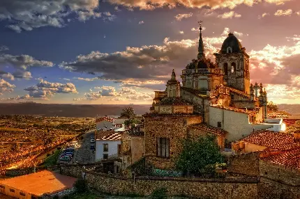 Jerez de los Caballeros historic town photo