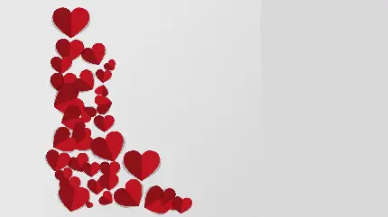 Paper Hearts Wallpaper for Text - Simple and Elegant