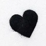 Black heart images for fans of this powerful color theme