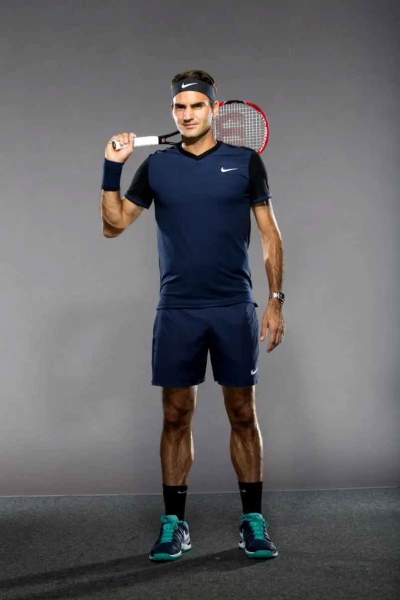 Download high quality photo for printing top tennis player Roger Federer