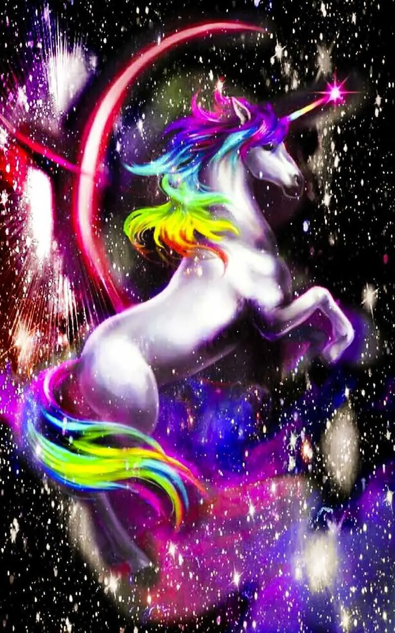High quality color unicorn background