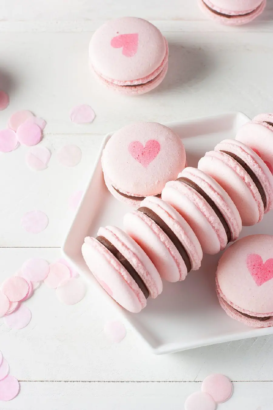 Cute Pink Macaron Sweets Photo for Gift 