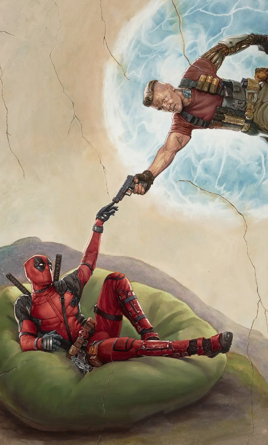 Photo of Nathan Summers and Wade Wilson in Deadpool 2