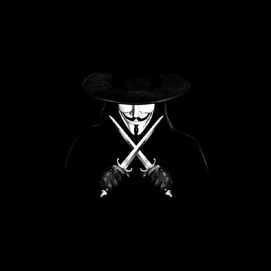 Salvador Dali profile photo with black background with Hack theme