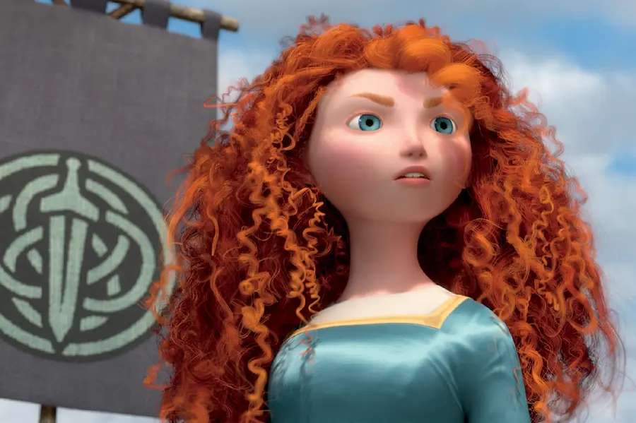 Photo of the character Merida in the Walt Disney collection for the profile
