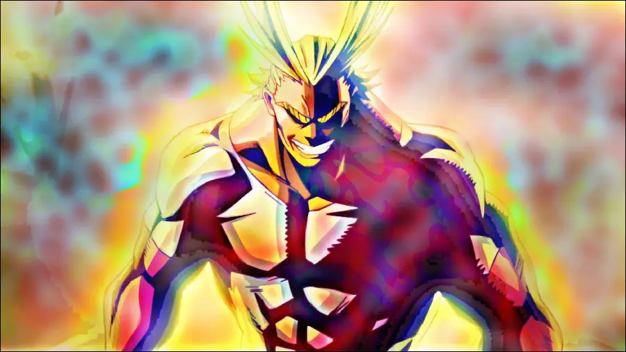 All Might character wallpaper