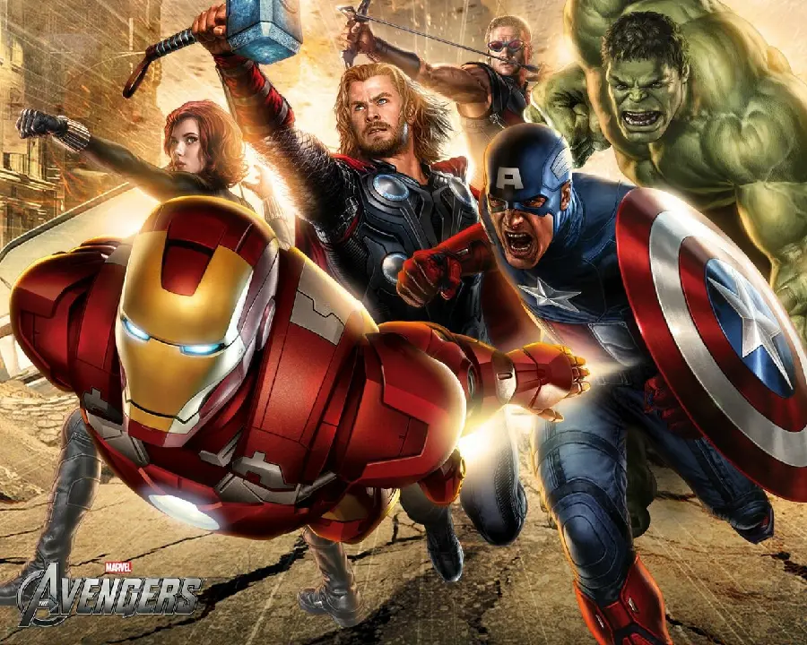 Official and new poster of the Avengers series in 4K quality