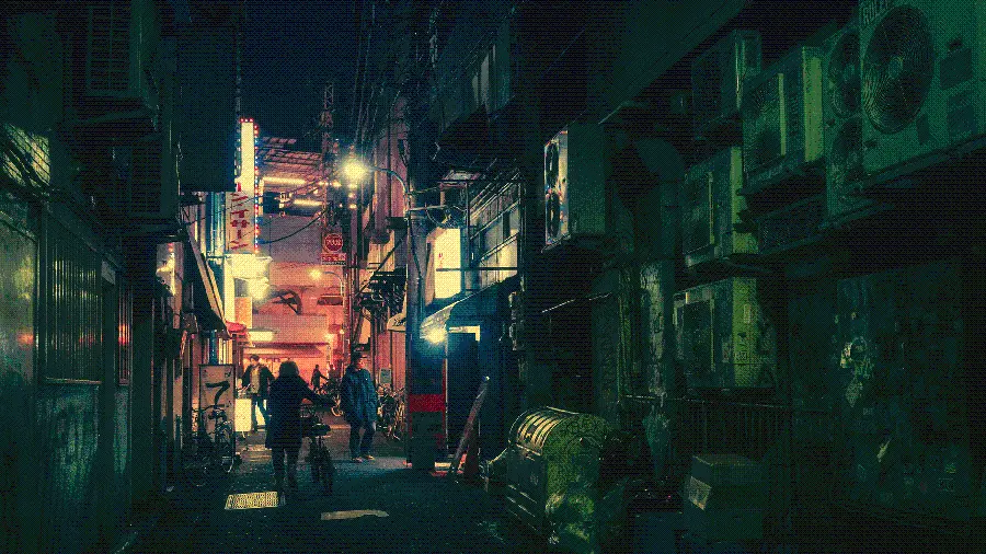 High quality photo of Tokyo city streets, Japan for wallpaper