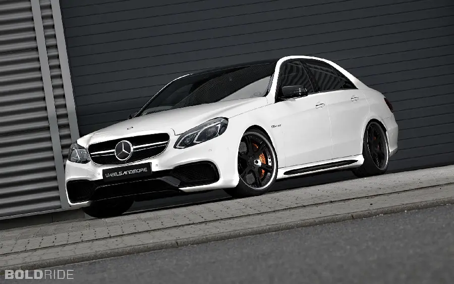White Mercedes AMG E63 Car Photo for Wallpaper