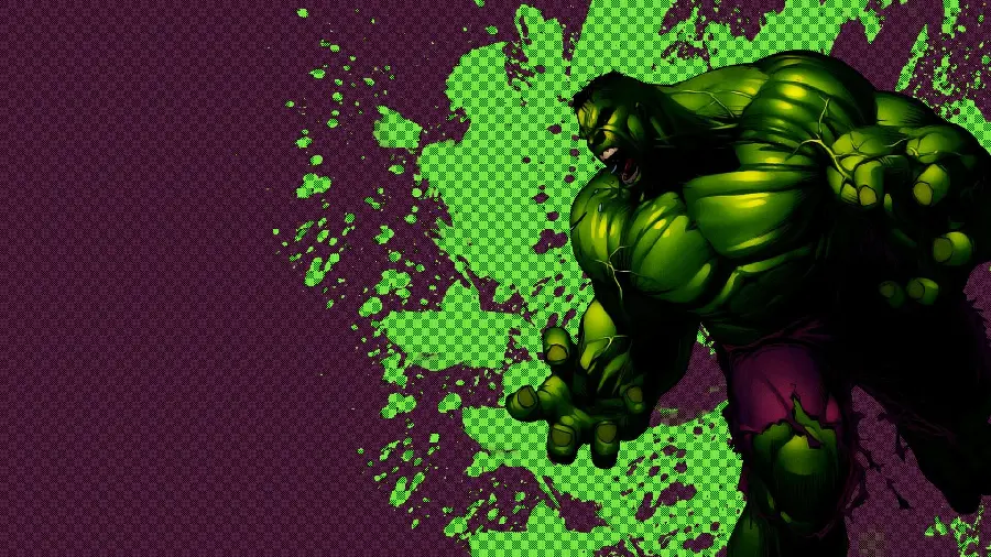 A very beautiful and spectacular image of the amazing Hulk for printing on a large banner