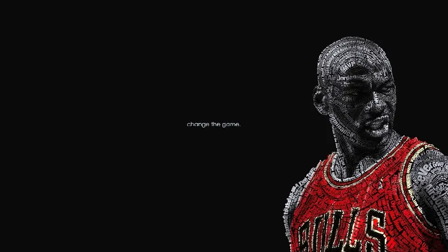 American player Michael Jordan profile photo for basketball fans