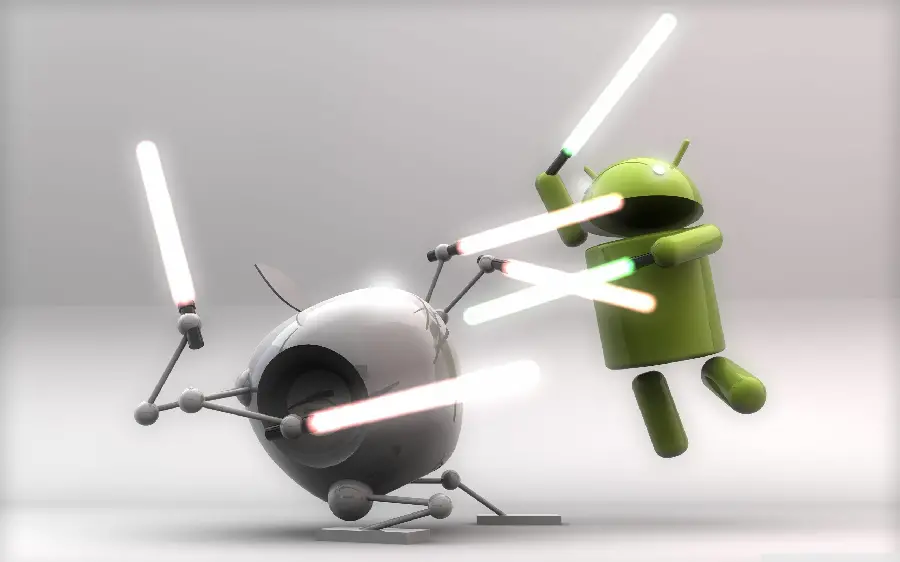 Interesting and funny wallpaper of hand-to-hand combat Android and iOS for mobile and phone