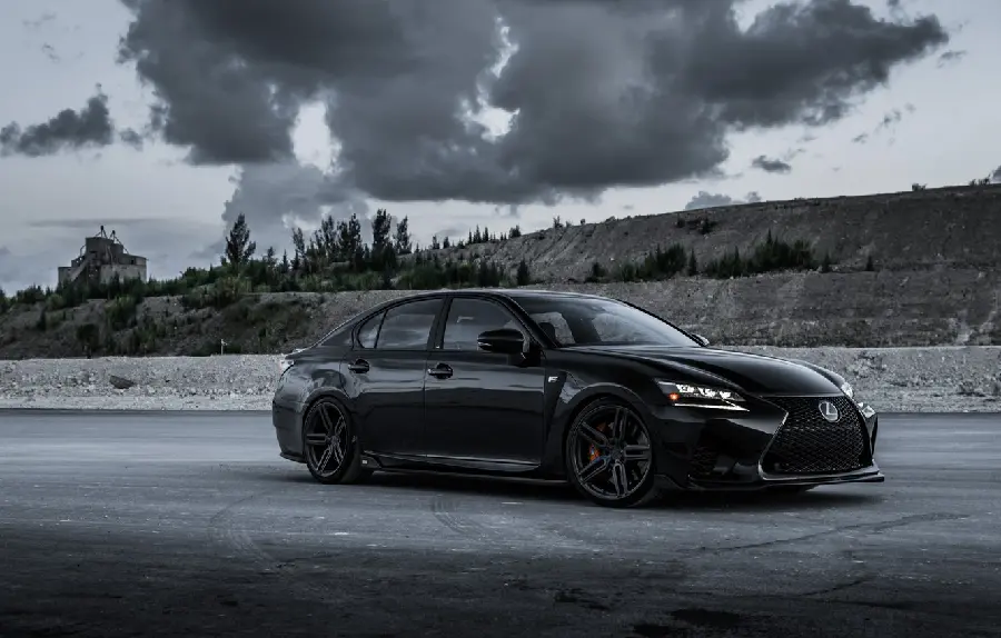 Simple black Lexus car photo for boy's profile