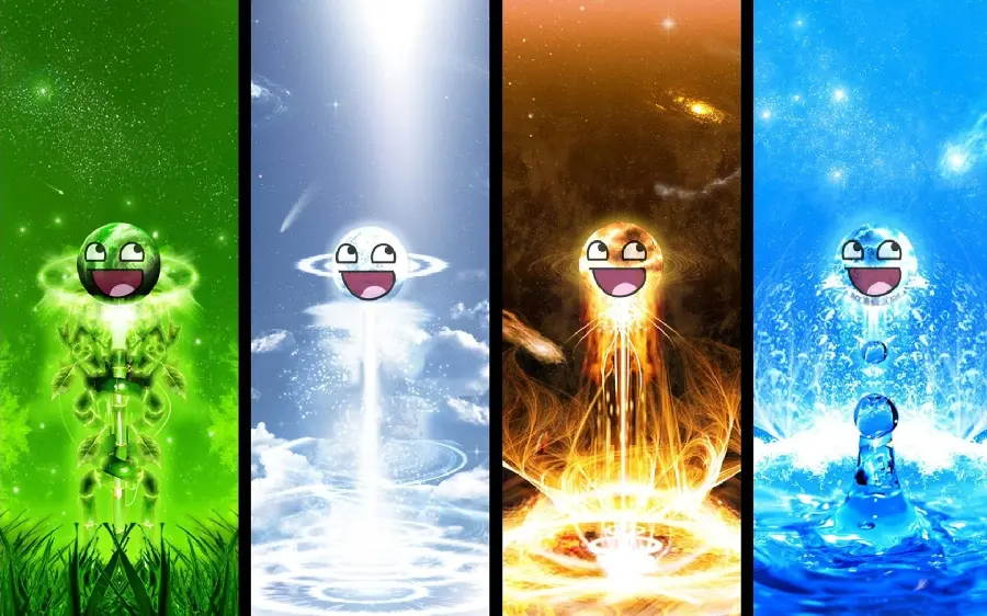 Cool backgrounds of emoji shapes