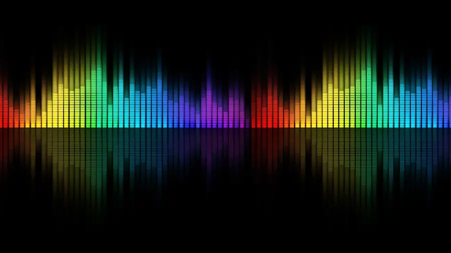 The latest rainbow equalizer photo for Windows 10 and 11 backgrounds