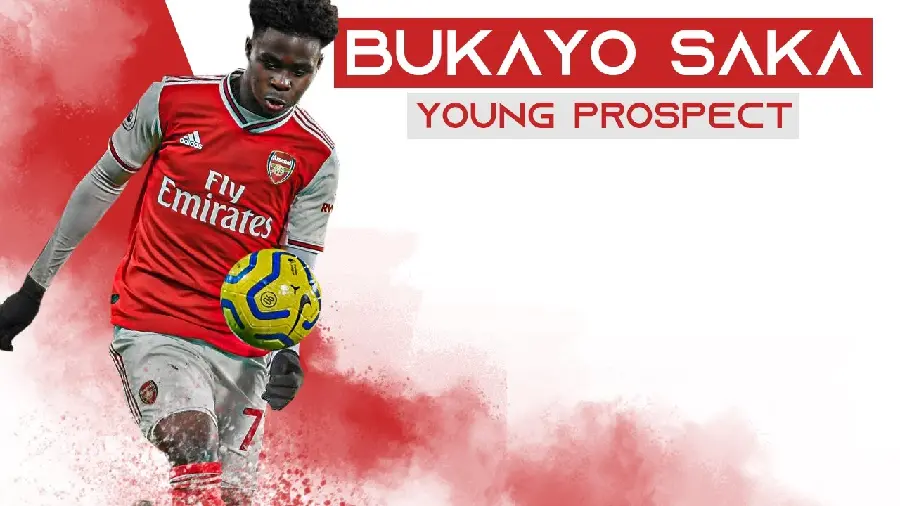 Bukayo Saka photo in Full HD quality