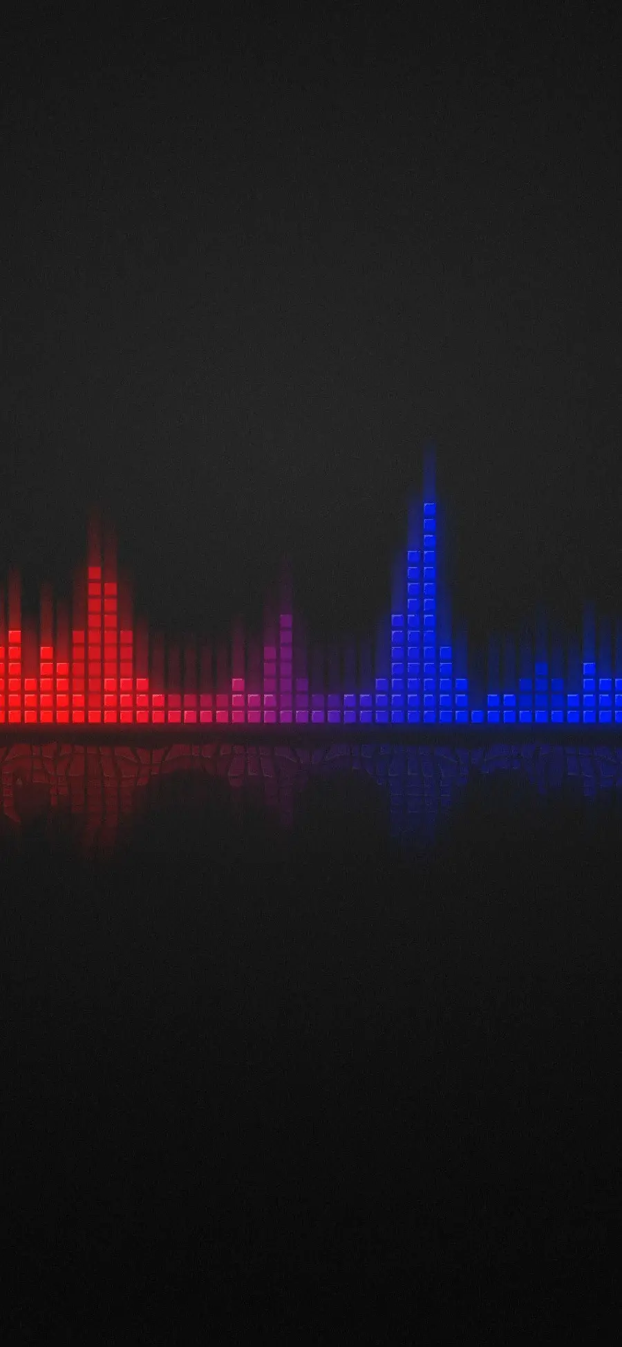 Download interesting image of red-blue equalizer with interconnected and beautiful spectrum with the best quality
