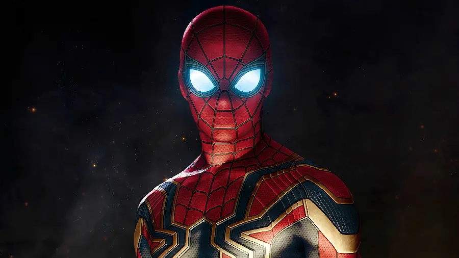 Photo of Spider-Man in the Avengers movie forPrint on paper and banner