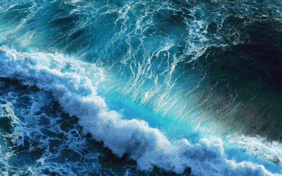 A spectacular stock image of blue ocean waves With special HD quality