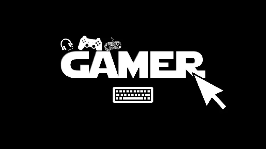 Amazingly beautiful PNG image of a game with the title Gamer in HD quality for profile and wallpaper