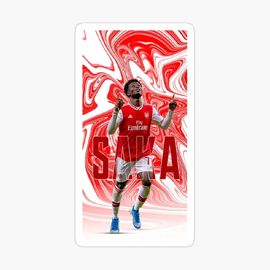 Bukayo Saka wallpaper for printing