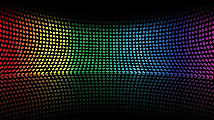 The most viewed photo of equalizer with a special rainbow theme for Windows 11 wallpaper