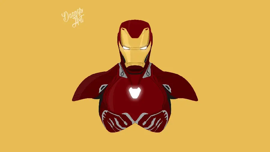 Photo of the character of Iron Man in the Avengers series for Windows 11 wallpaper