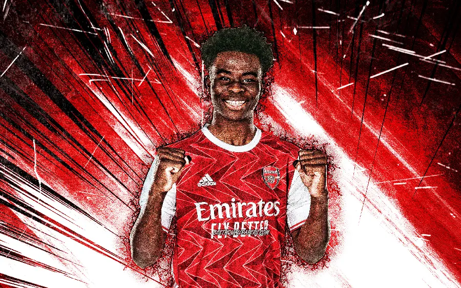 Bukayo Saka wallpaper for computer background