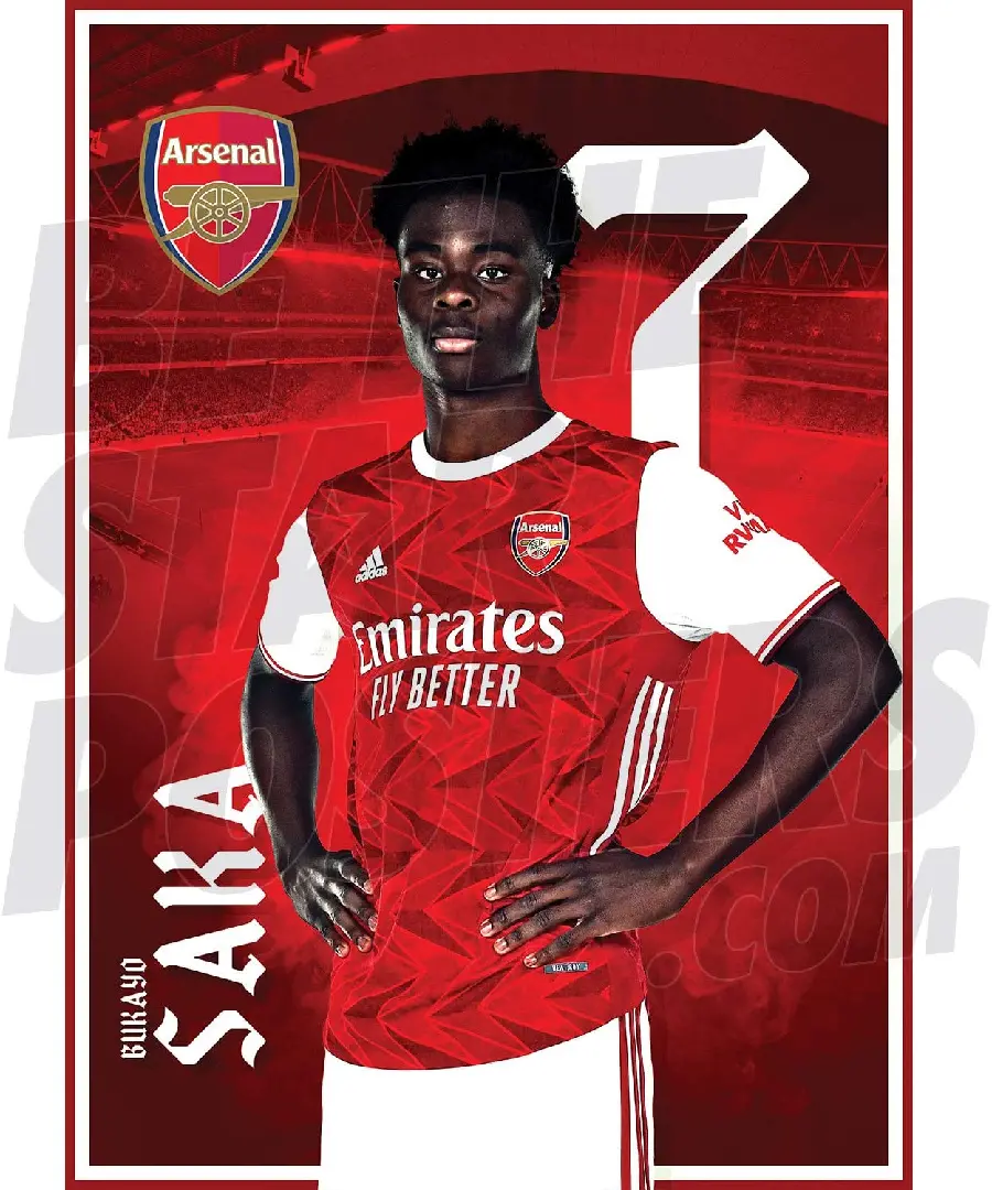 Bukayo Saka profile picture for Instagram