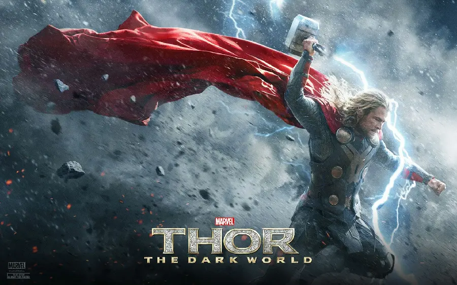 Thor superhero character wallpaper starring Chris Hemsworth for Samsung phone