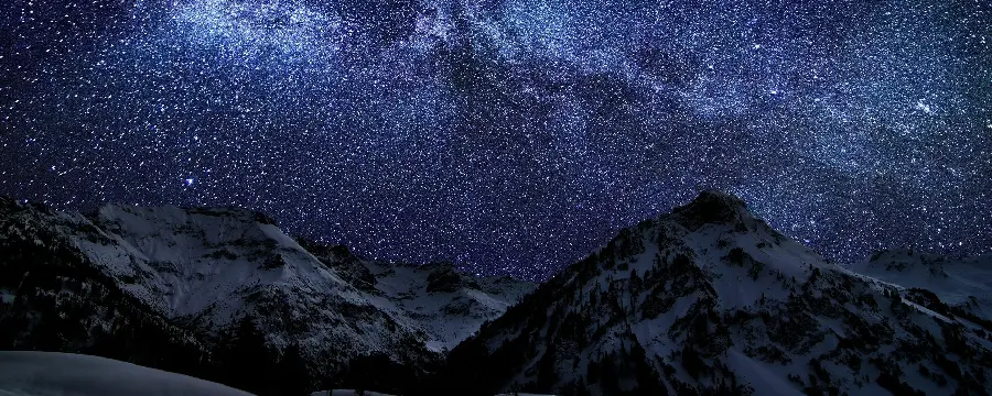 Download beautiful starry sky wallpaper for desktop and large monitors