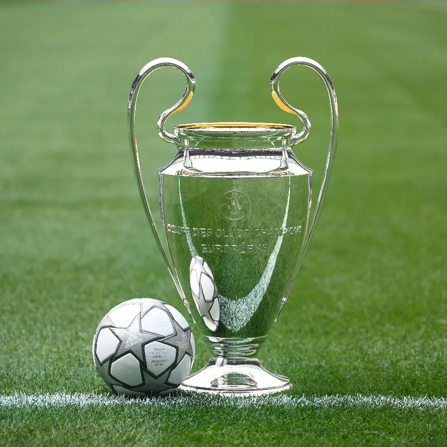 Image of the 2022 Champions League Final Trophy