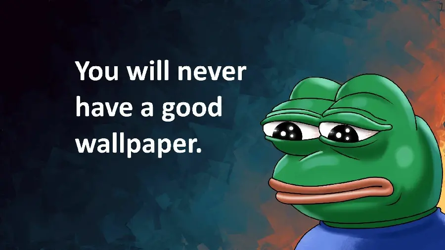 Interesting picture that you will never have a good wallpaper!